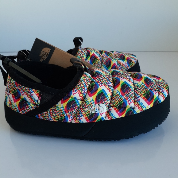 The North Face Boys Size 13 Shoes Thermoball Traction Mules Slippers Multicolor - Picture 9 of 10